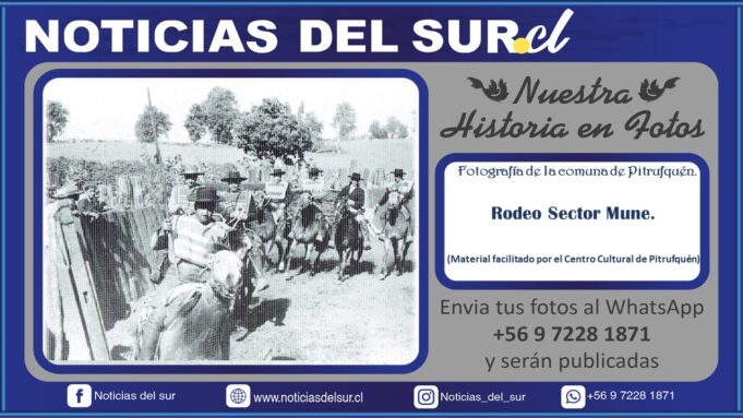 Tradicional Rodeo en el Sector de Mune, Comuna de Pitrufquén
