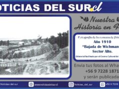 Pitrufquén, Año 1910, Sector Bajada de Wichmann