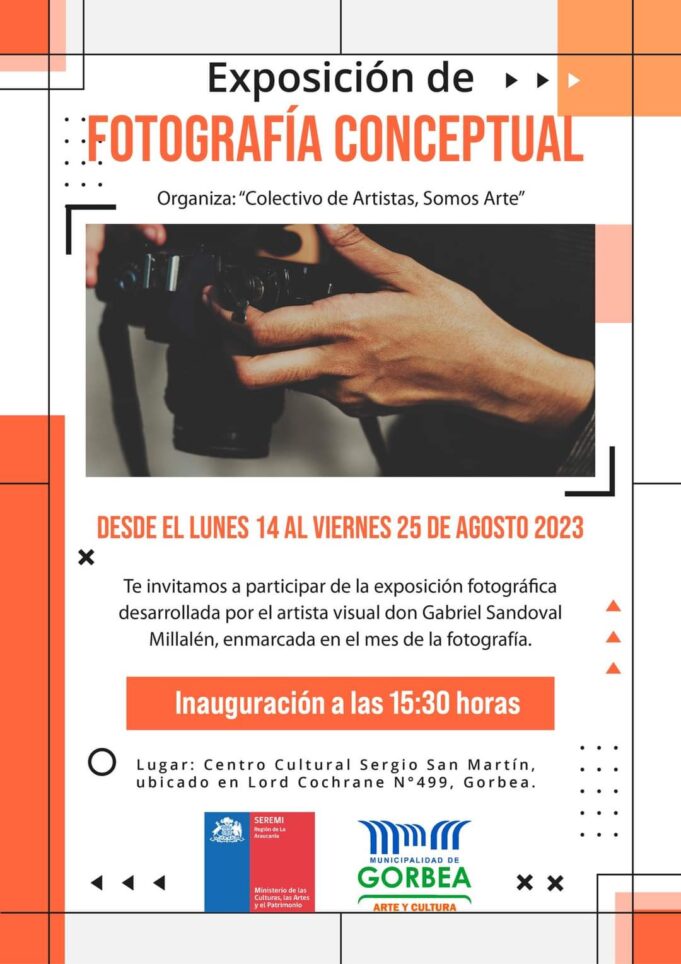 Del 14 al 25 de Agosto en Gorbea: Exposición de Fotografía Conceptual del artista visual Gabriel Sandoval