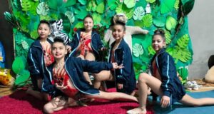 Deportistas de Gimnasia Rítmica Brillaron en Campeonato del Club Aneley de Pitrufquén