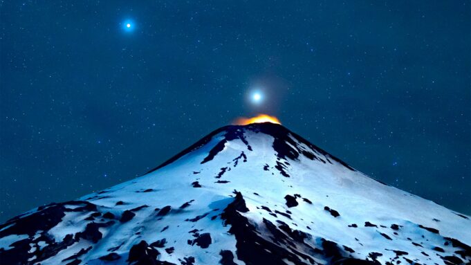 Fotografía Del Volcán Villarrica Gana Primer Lugar Del Concurso Patrimonio Bajo El Lente
