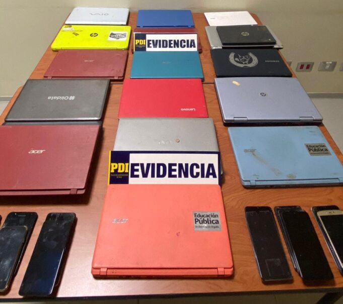 Detienen A Hombre Que Mantenía Más De 20 Notebooks Y Celulares En Su Domicilio En Angol