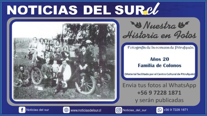 Años 20, Familia de Colonos, Comuna de Pitrufquén