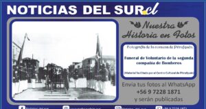 Funeral de un Voluntario de la Segunda Compañía de Bomberos de Pitrufquén