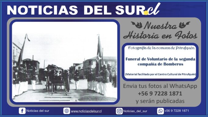 Funeral de un Voluntario de la Segunda Compañía de Bomberos de Pitrufquén