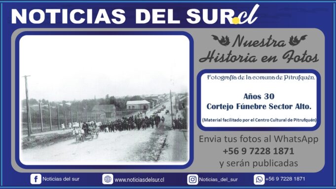 Años 30, Cortejo Fúnebre Sector Alto de la Ciudad