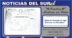 Pitrufquén, Boleta de Principios de Siglo