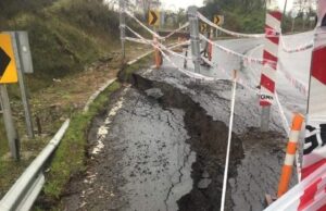 Registran Socavón En Ruta Que Une Pitrufquén Con Toltén