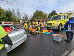 Ruta De La Araucanía Realizó Simulacro De Accidente Vehicular Junto A Bomberos De Freire Y Temuco