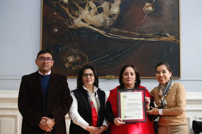Senadora Carmen Gloria Aravena Recibe Importante Reconocimiento Internacional