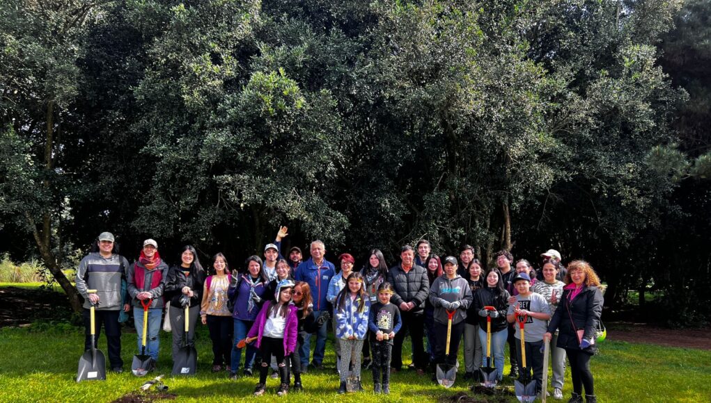 Concejala Viviana Díaz Participa En Reforestación Urbana Parque Isla Cautín