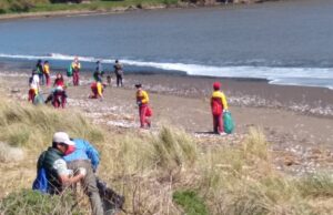 Con Entusiasta Actividad en Queule Fue Conmemorado el Día Internacional de Limpieza de Playas