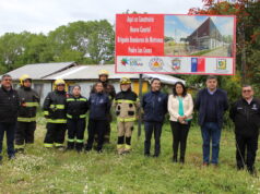 Brigada De Bomberos De Metrenco Celebra Entrega De RS Para Construcción De Nuevo Y Moderno Cuartel
