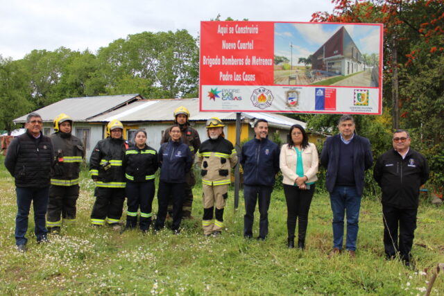 Brigada De Bomberos De Metrenco Celebra Entrega De RS Para Construcción De Nuevo Y Moderno Cuartel