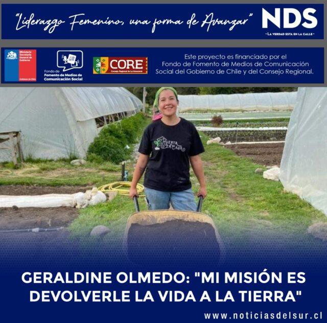 Geraldine Olmedo: «Mi Misión Es Devolverle La Vida Al Suelo»