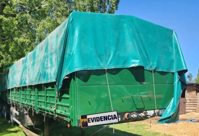PDI Recupera Semirremolque Y Su Carga Avaluados En $45 Millones: Fue Robado Por Encapuchados En Mayo