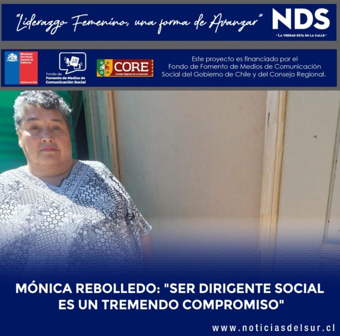 Mónica Rebolledo: «Ser Dirigente Social Es Un Tremendo Compromiso»