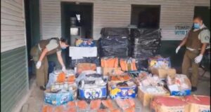 Carabineros Y Sernapesca Incautan Más 1.400 Kilos De Pescados Y Mariscos En El Peaje Quepe
