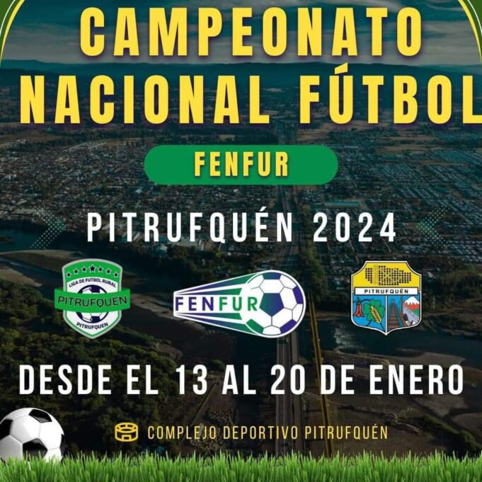 Este Sábado Comienza Campeonato Nacional De Fútbol Rural FENFUR 2024 En Pitrufquén