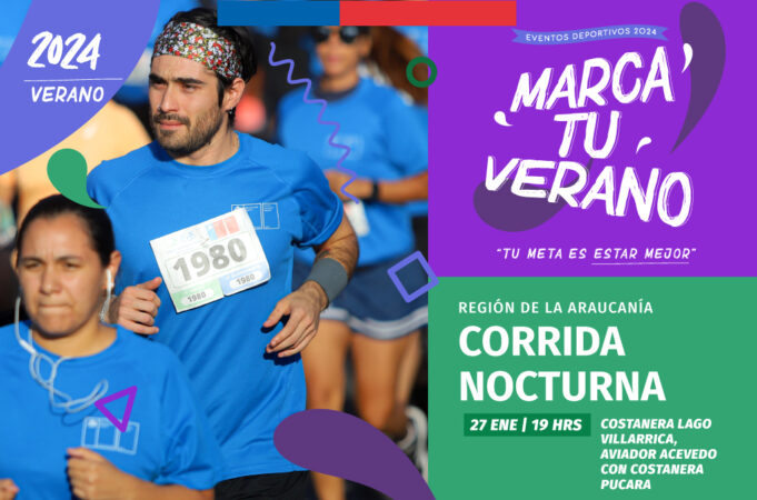 Este Fin de Semana Se Llevará A Cabo La Corrida Nocturna Verano Villarrica 2024