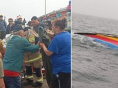 Logran Rescatar A Pescadores Que Cayeron Al Mar Tras Volcamiento De Lancha En La Barra