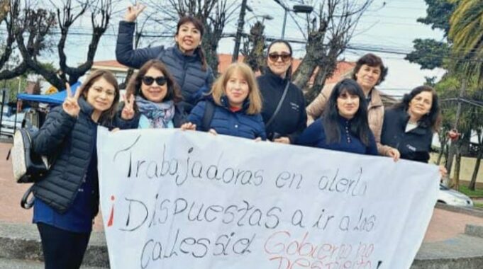 Funcionarias De Jardines Infantiles De Fundación Integra en Pitrufquén Siguen En Paro