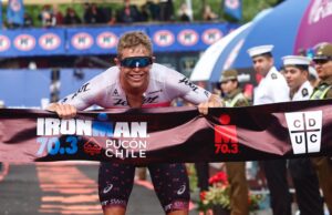 Sam Long Se Coronó Campeón Del IRONMAN 70.3 Con Récord Histórico En Pucón