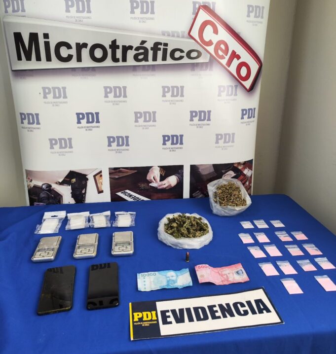 PDI Incautó Drogas Y Celulares Que Trataban De Ingresar A Internos Del Centro De Detención Preventiva De Villarrica