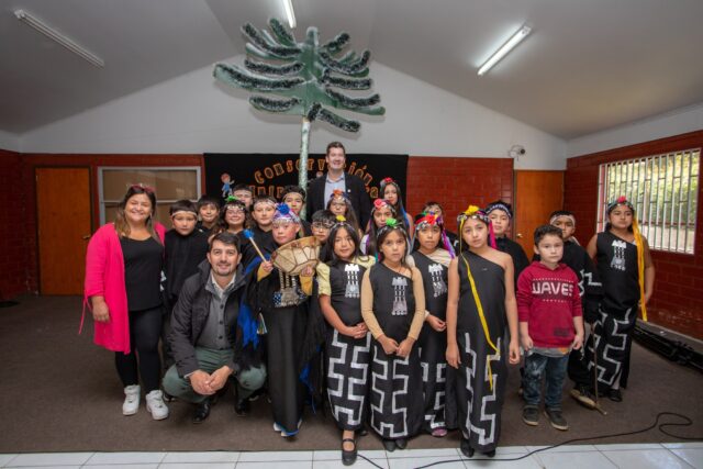 Escuela El Liuco de Gorbea contará con importantes mejoras de infraestructura deportiva