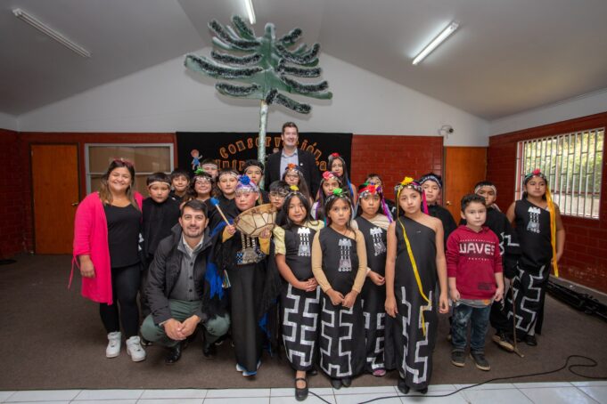 Escuela El Liuco de Gorbea contará con importantes mejoras de infraestructura deportiva