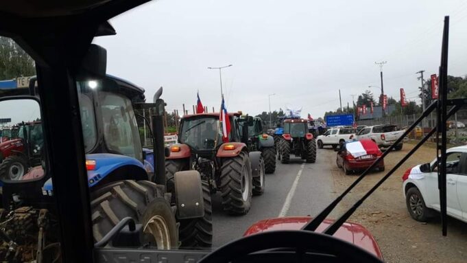 Agricultores de La Araucanía se dirigen a Temuco para manifestación por el precio del trigo