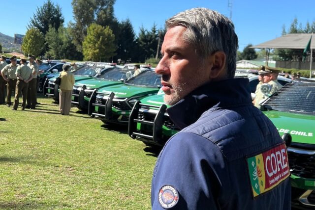 Core Eduardo Hernández valoró entrega de 40 vehículos policiales desde el Gore a carabineros de La Araucanía