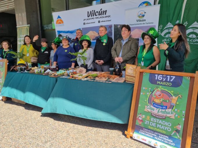 Localidad de Vilcún se tiñerá de verde para celebrar la fiesta de San Patrick