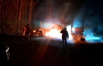 Al menos 11 maquinarias forestales quemadas en ataque incendiario en Freire