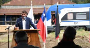Delegado Montalva destacó avance de obras de ferrocarriles en la región con la construcción de paradero en Quepe
