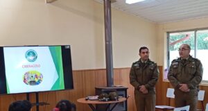 Carabineros de Pitrufquén refuerzan trabajo preventivo con charlas sobre bullying y ciberacoso en establecimientos educacionales