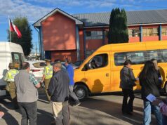 Regreso a clases: en Pitrufquén se realizó una fiscalización masiva al transporte escolar