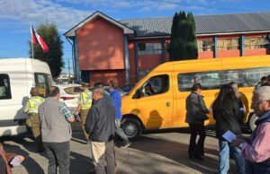 Regreso a clases: en Pitrufquén se realizó una fiscalización masiva al transporte escolar