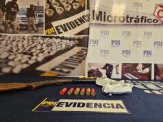 En Freire detienen a una mujer por microtráfico de drogas y tenencia ilegal de armas