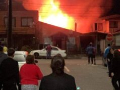 Voraz incendio de una vivienda dejó una persona fallecida en Villarrica