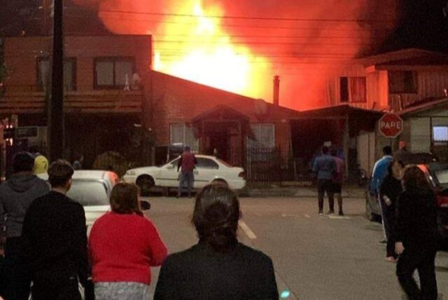 Voraz incendio de una vivienda dejó una persona fallecida en Villarrica