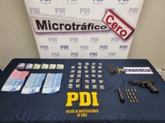 Fue sorprendido por sus padres: detienen a adolescente que mantenía arma a fogueo y droga en Villarrica