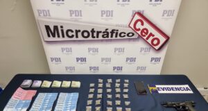 Fue sorprendido por sus padres: detienen a adolescente que mantenía arma a fogueo y droga en Villarrica