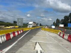 Con desvío bidireccional comienza la demolición del puente Huilquilco Poniente en Quepe