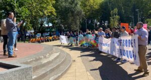 Funcionarios de la educación en Pitrufquén se adhieren al paro nacional convocado por la CUT