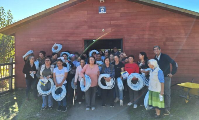 Entrega exitosa del proyecto del fondo social presidente de la república a la agrupación de Mujeres Agricultoras urbanas de Radal