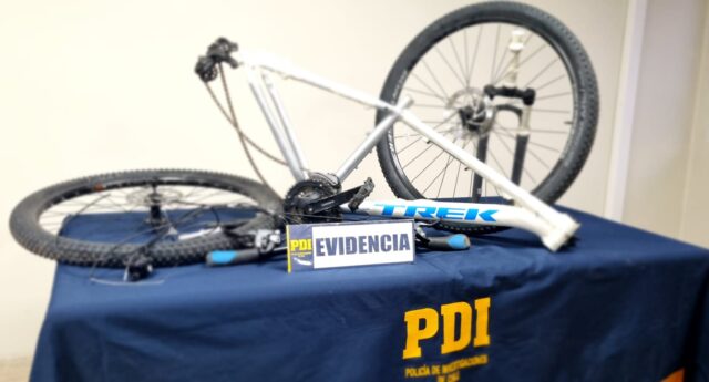 Recuperan bicicleta que había sido sustraída desde un local comercial en Villarrica