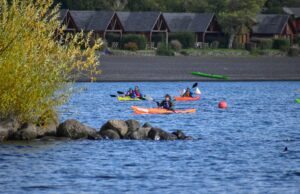 200 deportistas nacionales y extranjeros participaron en la III Travesía Sustentable por el Lago Villarrica