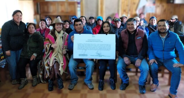 Bienes Nacionales entrega inmueble a comunidad indígena Calvurrai Huilcan de Cachaña de Carahue para el desarrollo de proyectos
