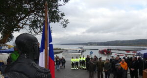 Las Glorias Navales fueron homenajeadas junto al Lago Villarrica con doble actividad